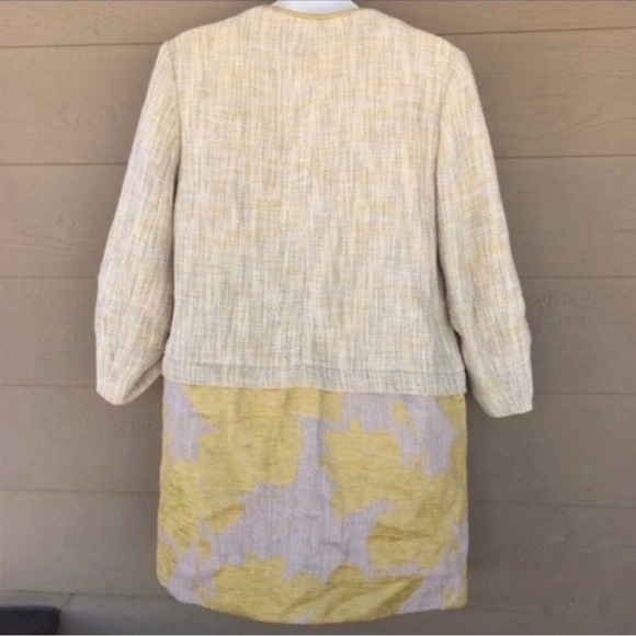 Zara Basic Yellow Open Front Coat Size M - Picture 6 of 7